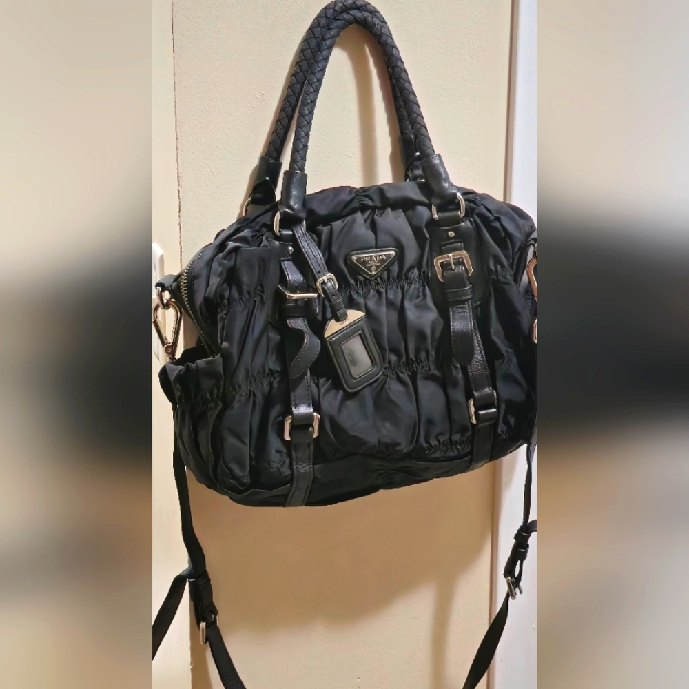 Authentic Prada Tessuto Gaufre Nylon Bag